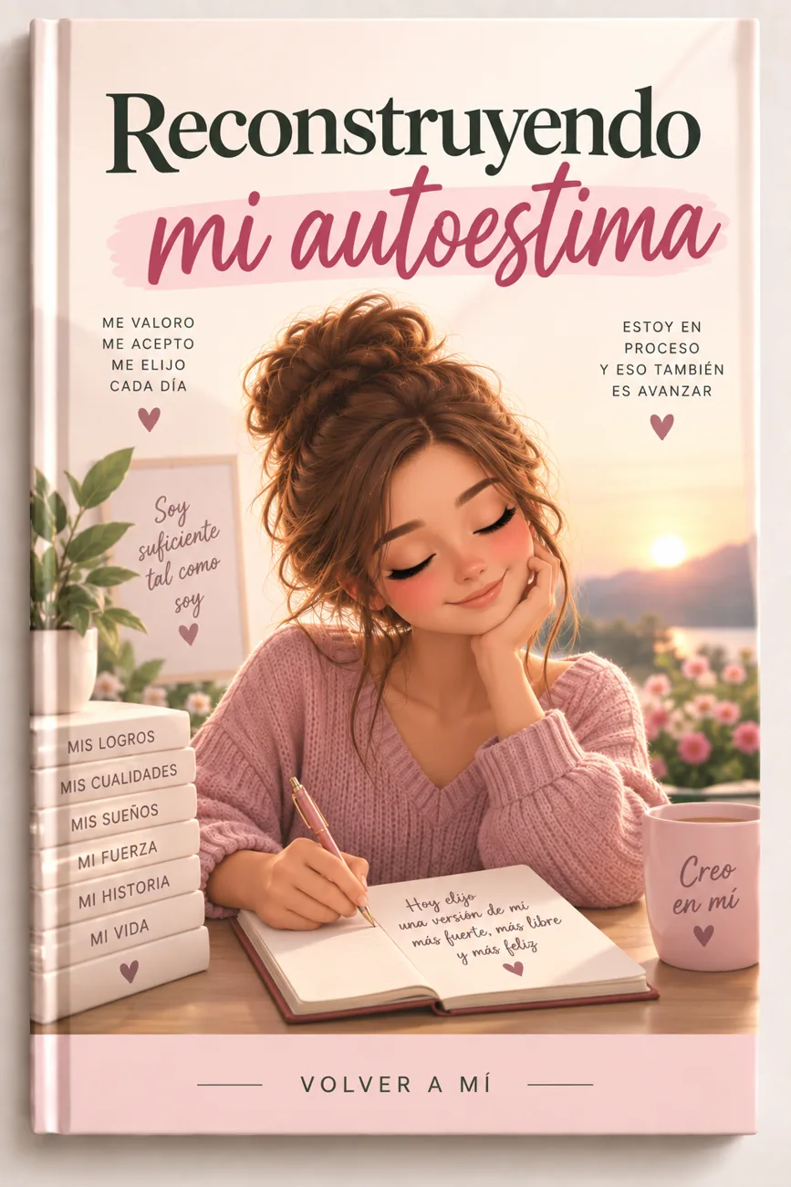 Portada del cuaderno Reconstruyendo mi autoestima